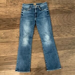 Mother the insider Mid-Rise Bootcut Ankle Jeans